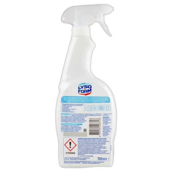 SGRASSATORE LYSOFORM 700ML SPRAY  TUTTO IN 1 AZIONE BAGNO - immagine 3