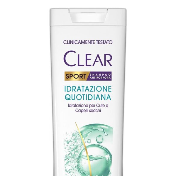 SHAMPOO CLEAR 225ML SPORT IDRATAZIONE QUOTIDIANA - immagine 2