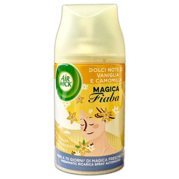 RICARICA DEO AMBIENTE AIR WICK 250ML SPRAY VANIGLIA E CAMOMILLA