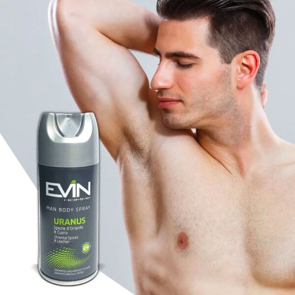 DEODORANTE UOMO EVIN 150ML URANUS - immagine 4