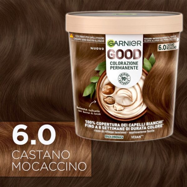 COLORAZIONE CAPELLI GARNIER GOOD 6.0 CASTANO MOCACCINO - immagine 3