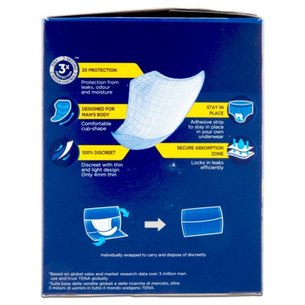 ASSORBENTI TENA MEN MEDIUM LEVEL 2 10PZ - immagine 3