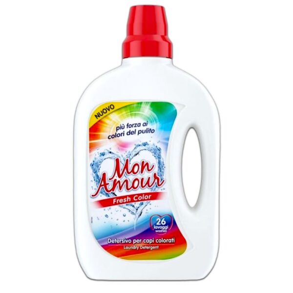 DETERSIVO LAVATRICE MON AMOUR 1560ML  LIQUIDO FRESH COLOR