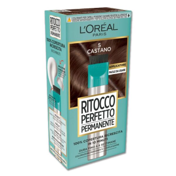 COLORAZIONE CAPELLI L'OREAL 27ML  RITOCCO PERFETTO CASTANO N.5