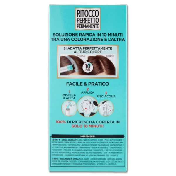 COLORAZIONE CAPELLI L'OREAL 27ML  RITOCCO PERFETTO CASTANO N.5 - immagine 3