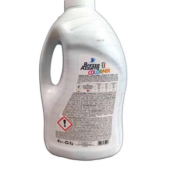 DETERSIVO LAVATRICE BREZZA AZZURRA 4L 80LAVAGGI COLORMIX - immagine 2