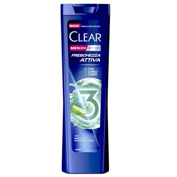 SHAMPOO CLEAR 225ML FRESCHEZZA 3IN1