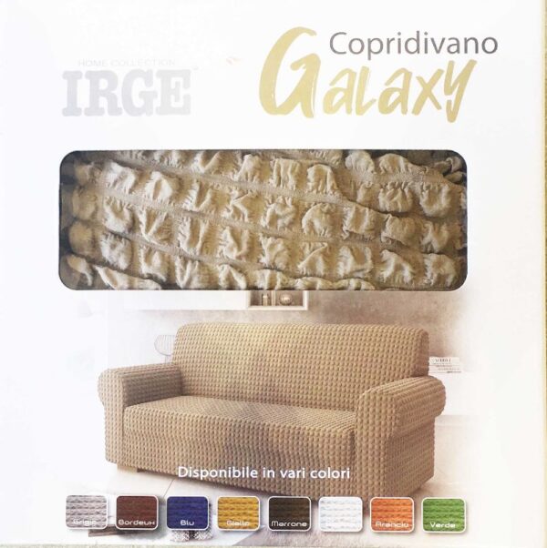 COPRIDIVANO IRGE GALAXY 3 POSTI BORDEAUX