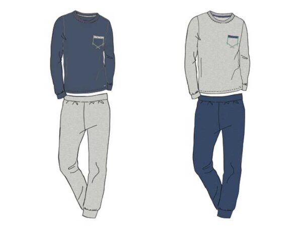 PIGIAMA UOMO IRGE M-L TG. M-L-XL-XXL COT