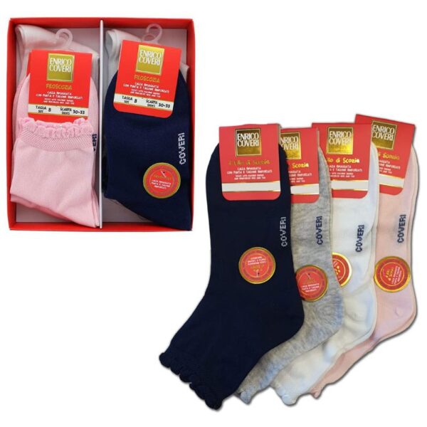 CALZINI BIMBA COVERI CORTI F.SCZ.T12 ASS