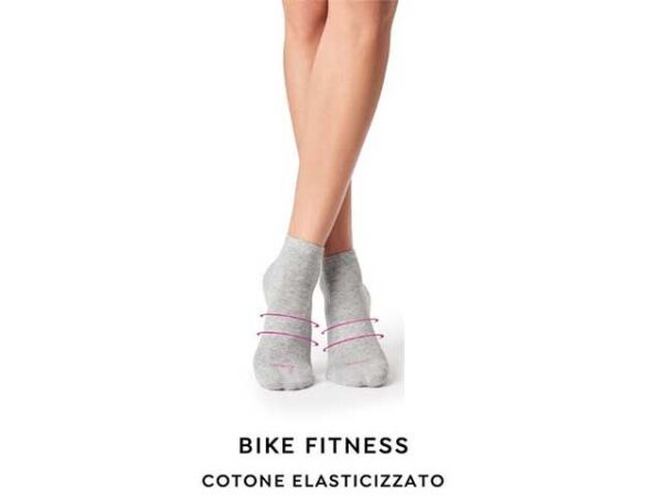 CALZINI JADEA 3PZ FITNESS TG38-41 NERO - immagine 2