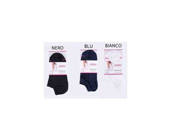 CALZINI JADEA 3PZ MINI TG35-38 BIANCO - immagine 3