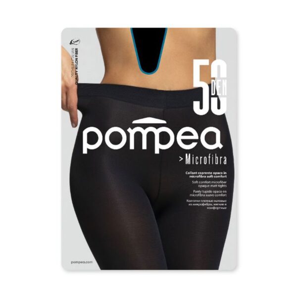 POMPEA COLLANT MICROFIBRA 50 TG.4 NERO