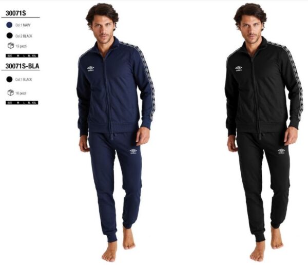 UMBRO TUTA UOMO FELPA FULLZIP M-L-XL-XXL