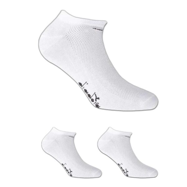 CALZINI INVISIBILI DIADORA UNISEX 3 PAIA TG.35/38 BIANCHI