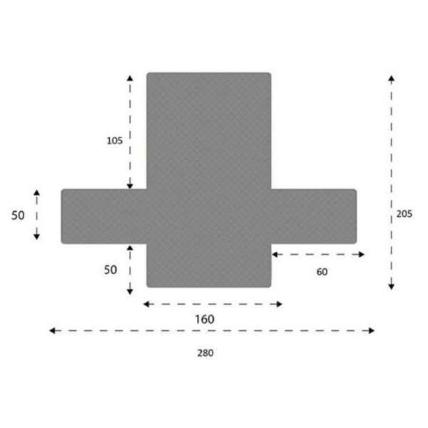 COPRIDIVANO IRGE REVERS 3 POSTI GRIGIO GRIGIO SCURO - immagine 2