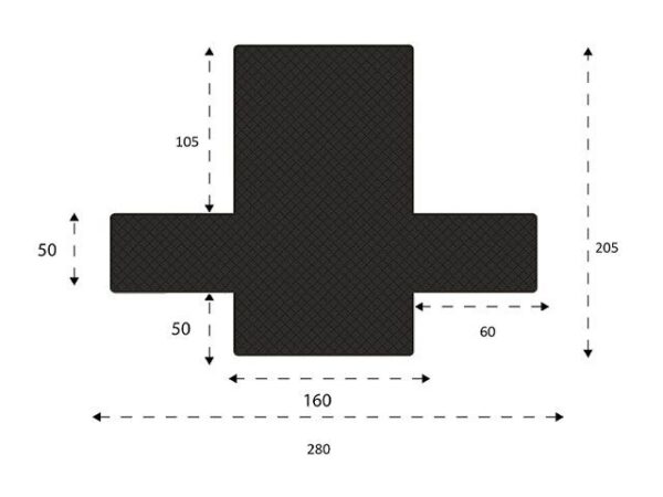 COPRIDIVANO IRGE REVERS 3 POSTI NERO GRIGIO - immagine 3