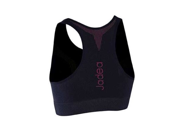 TOP SPORTIVO JADEA FITNESS S-M NERO-RASP - immagine 3