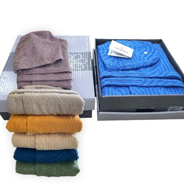 ACCAPPATOIO GURU SPUGNA JACQUARD TG.ASS COLORE BLU IN SCATOLA