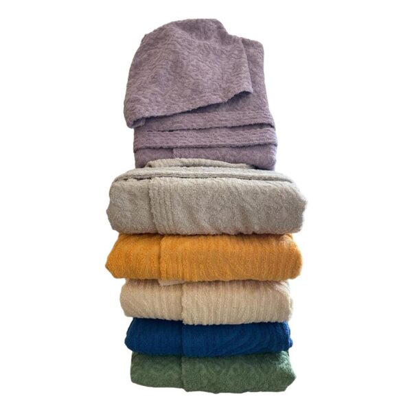 ACCAPPATOIO GURU SPUGNA JACQUARD TG.ASS COLORE BLU IN SCATOLA - immagine 2