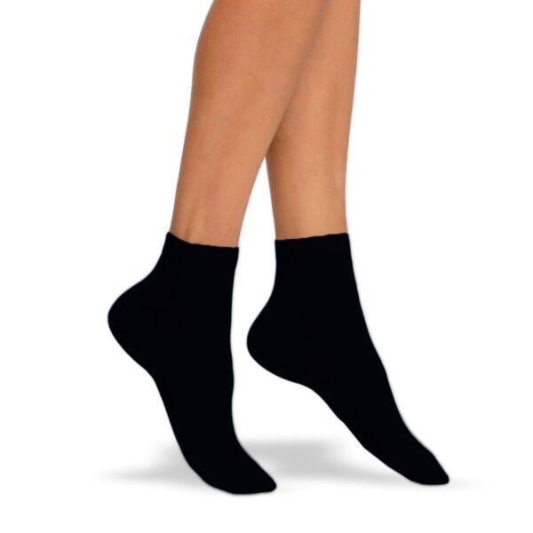 CALZINI BIKE SOCKS POMPEA 3 PAIA COTONE TG.43/46 NERO - immagine 2