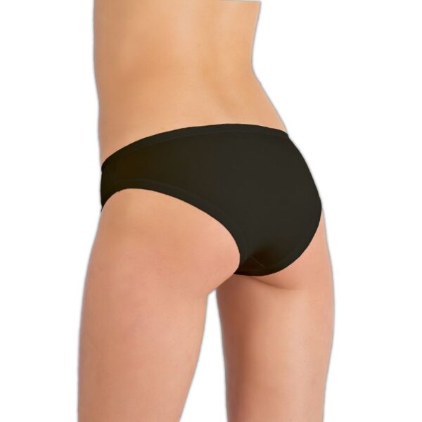 SLIP DONNA VITA BASSA INTIMAMI TG.S  NERO - immagine 2