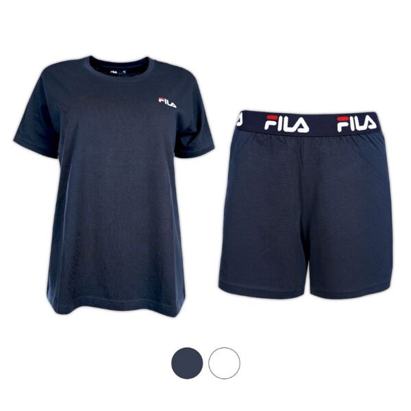 COMPLETO DONNA FILA IN COTONE M/M  T-SHIRT E PANTALONCINO S/M/L/XL ASS.