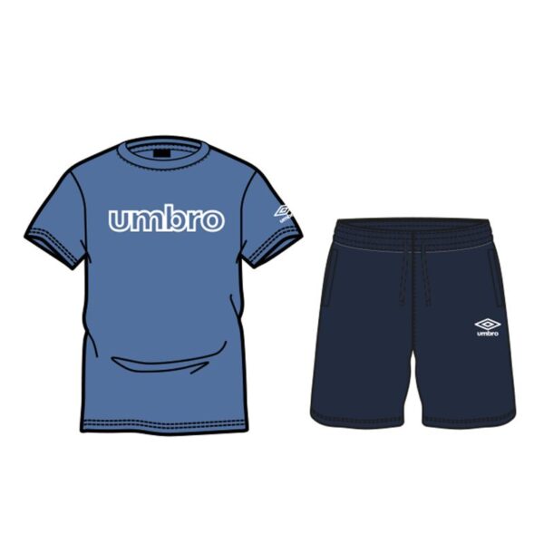 COORDINATO UOMO MARE UMBRO FRENCH TERRY T-SHIRT E PANTALONCINO TG.ASS.COL.ASS. - immagine 2