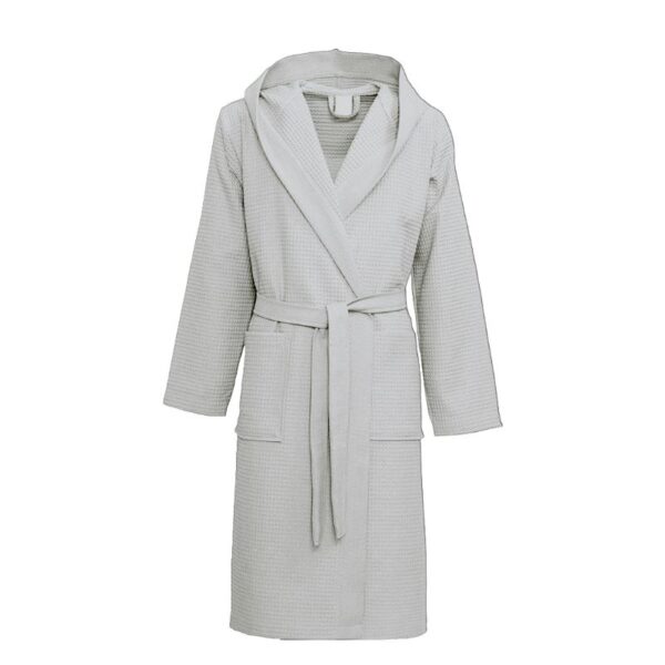 ACCAPPATOIO PROCIDA TG.XL/XXL GRIGIO NIDO D'APE CON CAPPUCCIO - immagine 3