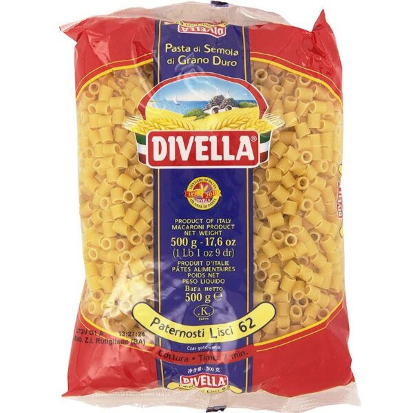 PASTA DIVELLA GR.500 PATERNOSTI LISCI