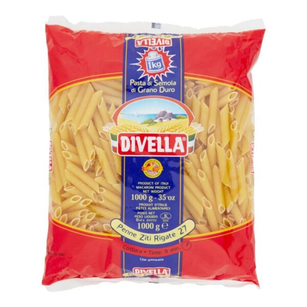 PASTA DIVELLA GR.500 PENNE ZITI RIGATI