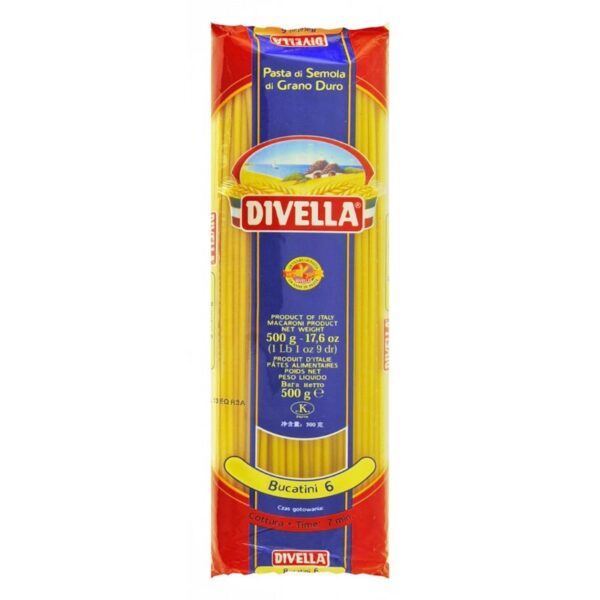 PASTA DIVELLA GR.500 BUCATINI