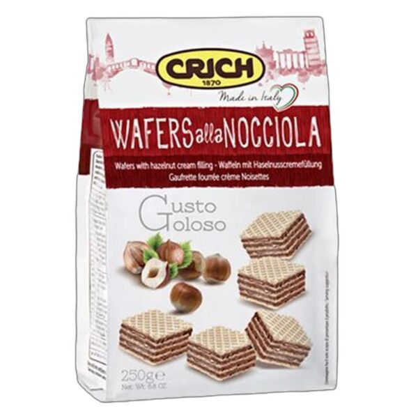 WAFER CRICH GR250 NOCCIOLA