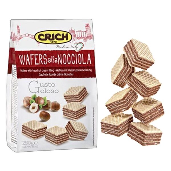 WAFER CRICH GR250 NOCCIOLA - immagine 3