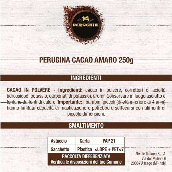 CACAO PERUGINA 75GR AMARO - immagine 4