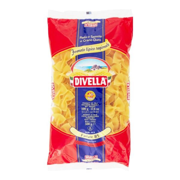 PASTA DIVELLA GR.500 FARFALLE