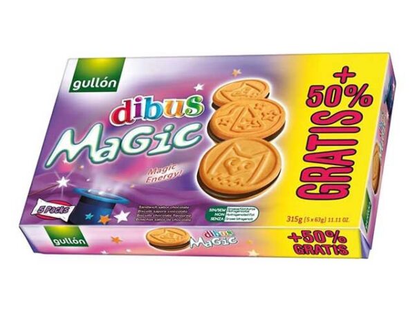 BISCOTTI GULLON 220GR DIBUS MAGIC  MULTIPACK