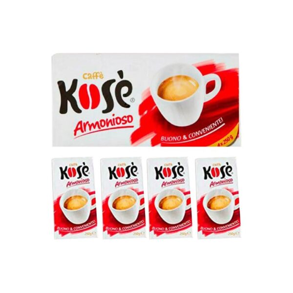 CAFFE' KOSE 250GR 4PZ ROSSO ARMONIOSO - immagine 3