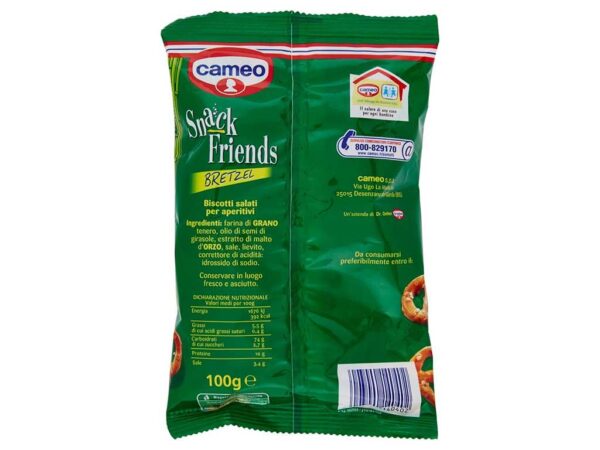 SNACK CAMEO 100GR BRETZEL SALATI - immagine 3