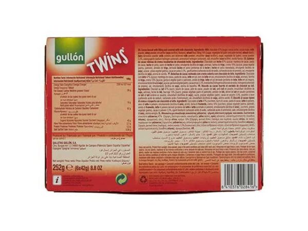 BISCOTTI GULLON 252GR TWINS SANDWICH - immagine 3