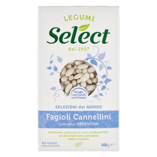 FAGIOLI CANNELLINI SELECT 400GR ASTUCCIO