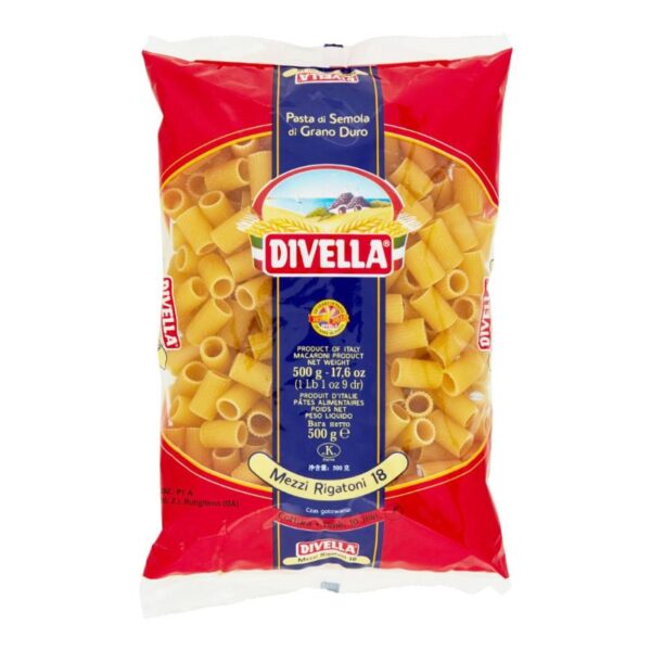 PASTA DIVELLA GR.500 MEZZI RIGATONI