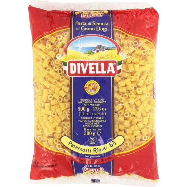 PASTA DIVELLA GR.500 PATERNOSTI RIGATI