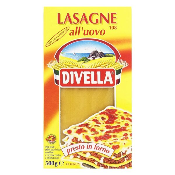 PASTA DIVELLA GR.500 LASAGNE UOVO