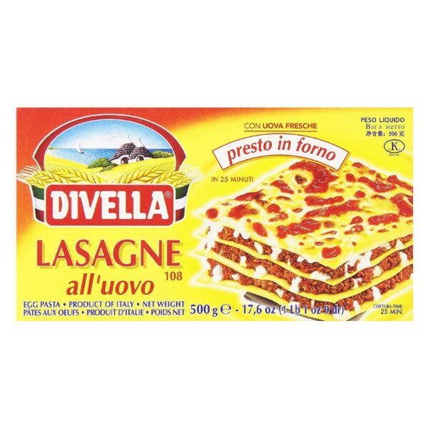 PASTA DIVELLA GR.500 LASAGNE UOVO - immagine 3