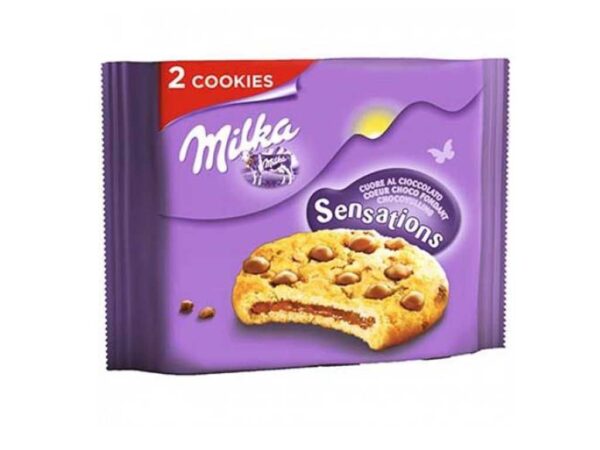 BISCOTTO COOKIES MILKA 52GR SENSATIONS