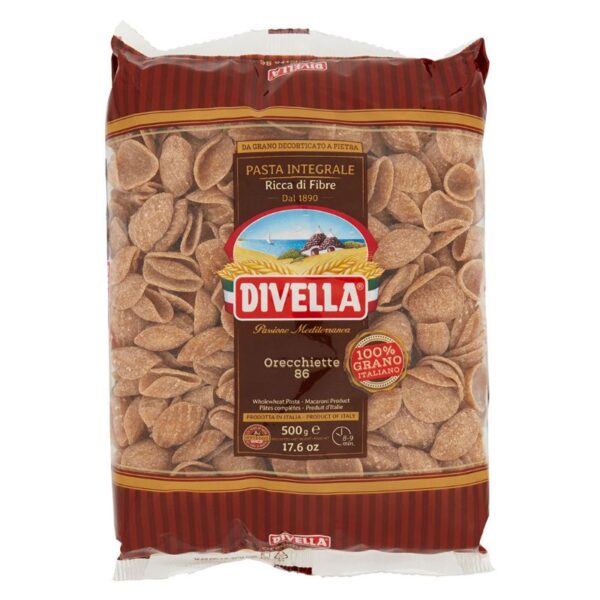 PASTA DIVELLA GR.500 ORECCHIETTE  INTEGRALI