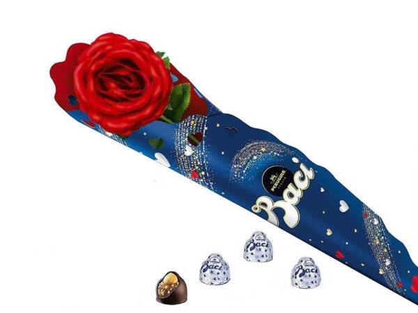 BACI PERUGINA 75GR 12 PZ CON ROSA ROSSA