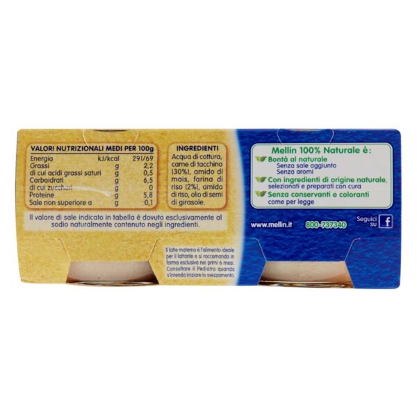 OMOGENEIZZATO MELLIN 80GR 2PZ TACC - immagine 3