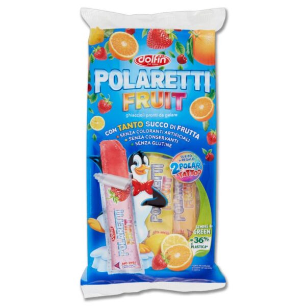 GHIACCIOLI POLARETTI FRUIT GREEN 420ML 10PZ